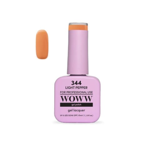Ημιμόνιμο Βερνίκι New Woww Cosmetics 10ml Light Pepper - 344